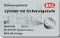 Preview: BKS Helius Profil-Knauf-Schliesszylinder