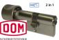 Preview: DOM IXSaturn 2in1 Profil-Knauf-Schließzylinder
