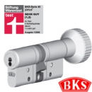 BKS Janus 45 Profil-Knauf-Schliesszylinder Version Chrom Nickelstahl