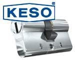 Keso 4000 Omega Doppelschlie�zylinder Chrom-Nickelstahl