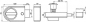 Mobile Preview: Kastenriegelschloss mit Sperrbügel, Drehknauf innen und Außenzylinder