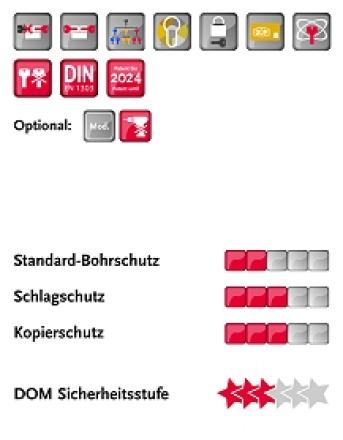 DOM ix HT Profil-Doppelschließzylinder