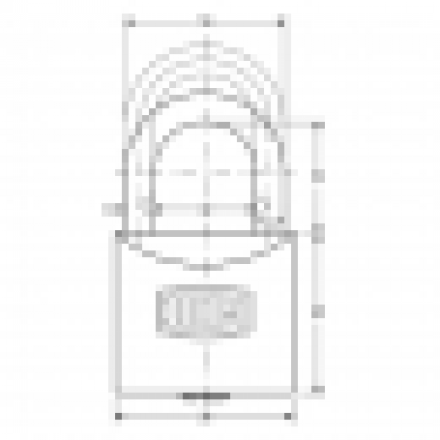 Nachzylinder DOM RS 5 Vorhangschloss-Zylinder