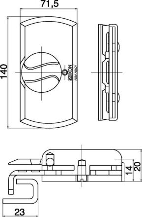 Fenster- und Balkontürensicherung Krallfix® 1