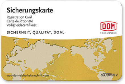 DOM ix Teco® Briefkastenschloss