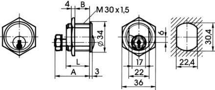 Ikon SK6 Briefkastenzylinder | Ersatzzylinder | Nachzylinder