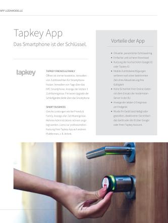 DOM TAPKEY Pro V2 Doppelzylinder einseitig lesend (BLE)