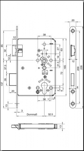 BKS Objektschloss B - 0515