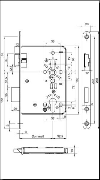 BKS Objektschloss B - 0615