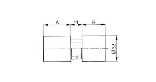 BKS Detect 3 Serie 3107 Rund-Schliesszylinder