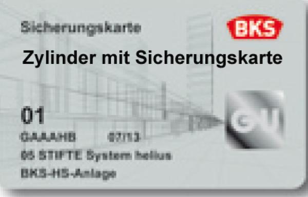 BKS Helius Profil-Knauf-Schliesszylinder