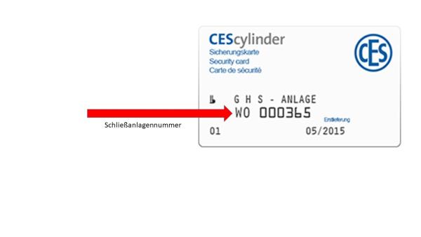 Nachschlüssel CES --- WD