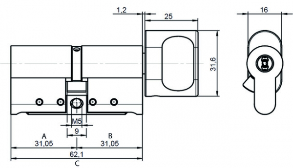 Ikon Protect2 - Knauf-Schliesszylinder Ikon Protect2 - Knauf-Schliesszylinder