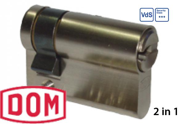DOM IXSaturn 2in1 Profil-Halb-Schließzylinder