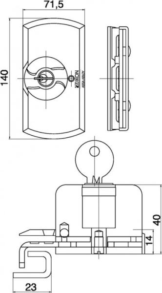 Fenster- und Balkontürensicherung Krallfix® 2